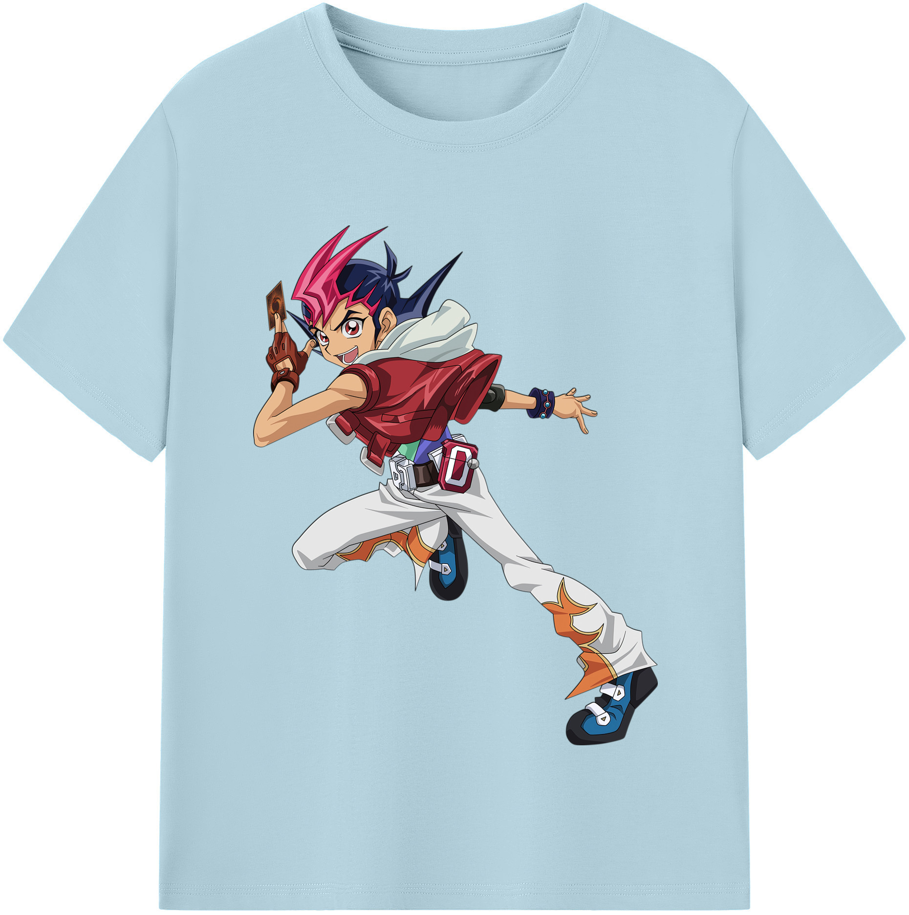 （画像用） 遊☆戯☆王 Yu-Gi-Oh! 綿100％半袖Tシャツ（フロントプリント）